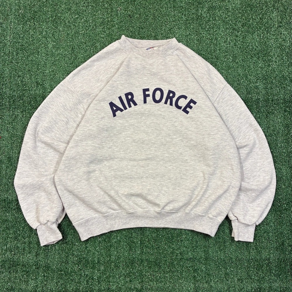 Vintage 90s Jerzees Air Force Crewneck Sweatshirt